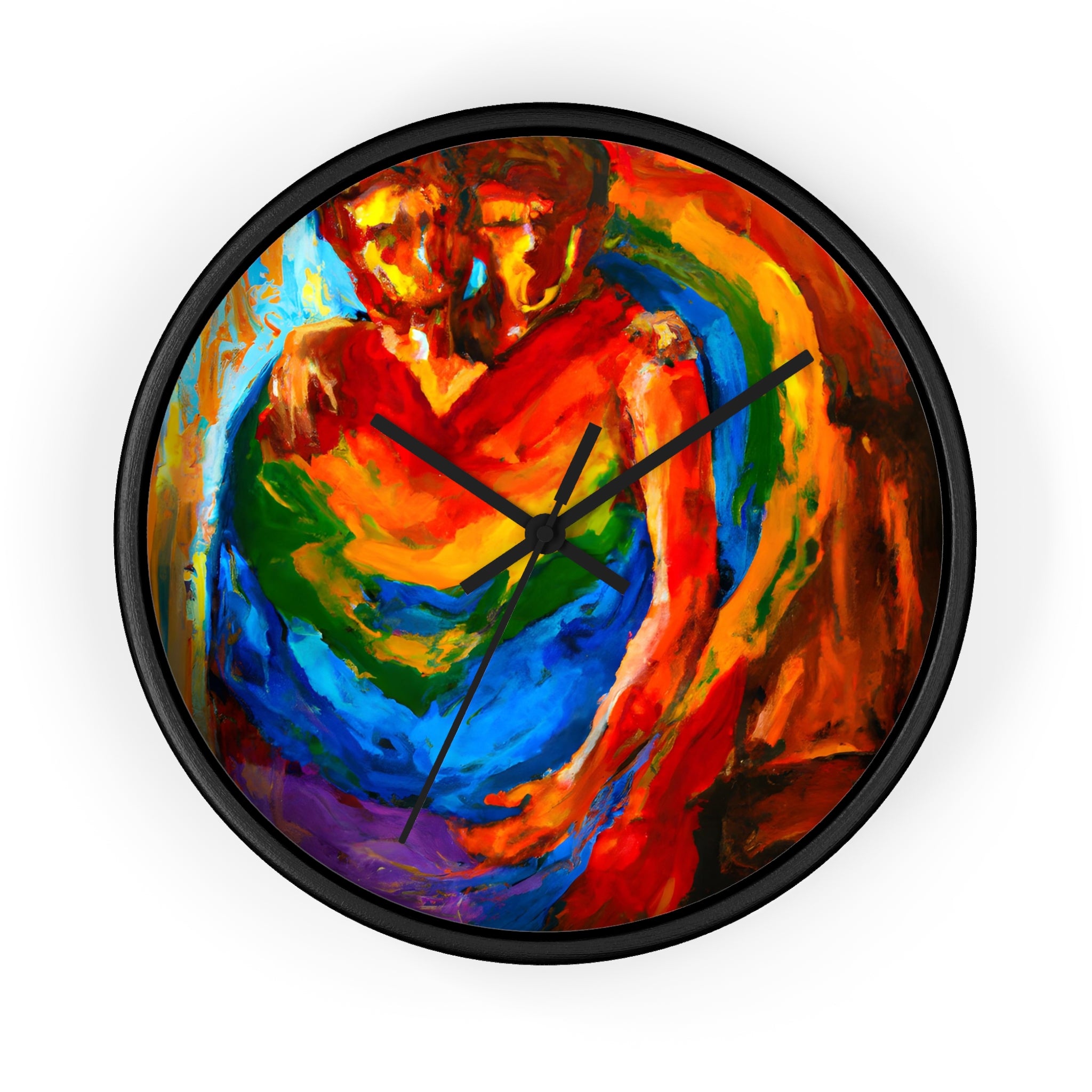 Alexis - Gay Love Wall Clock – Hustler - Lift, Love, Play