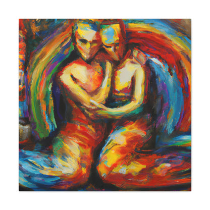 Chris - Gay Love Canvas Art