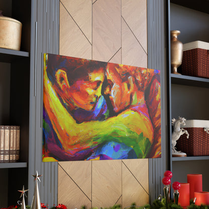 Wolfe - Gay Love Canvas Art