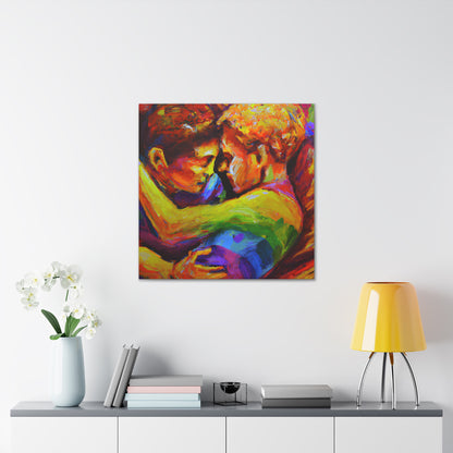 Wolfe - Gay Love Canvas Art