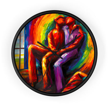 Zackary - Gay Love Wall Clock