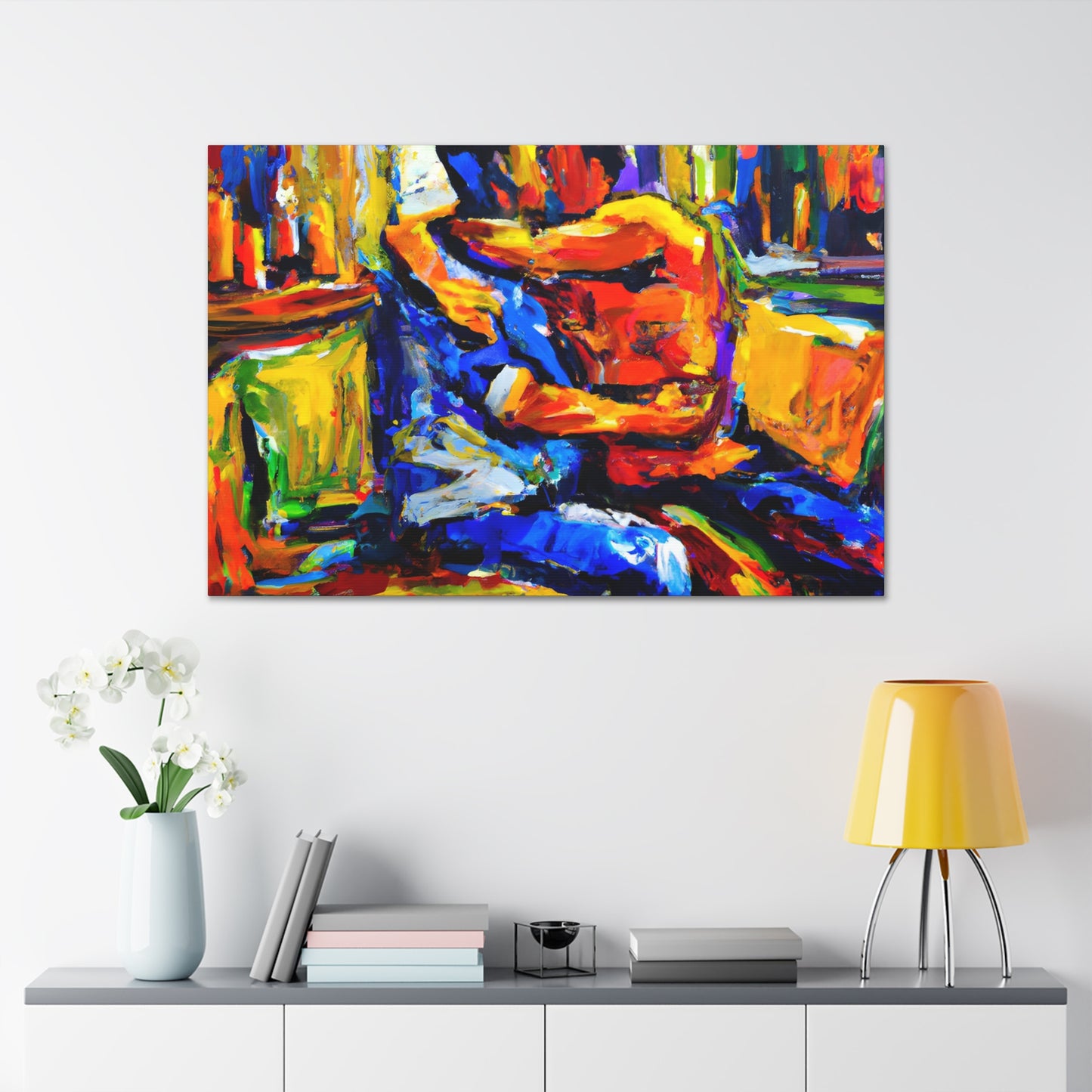 Troy - Gay Love Canvas Art