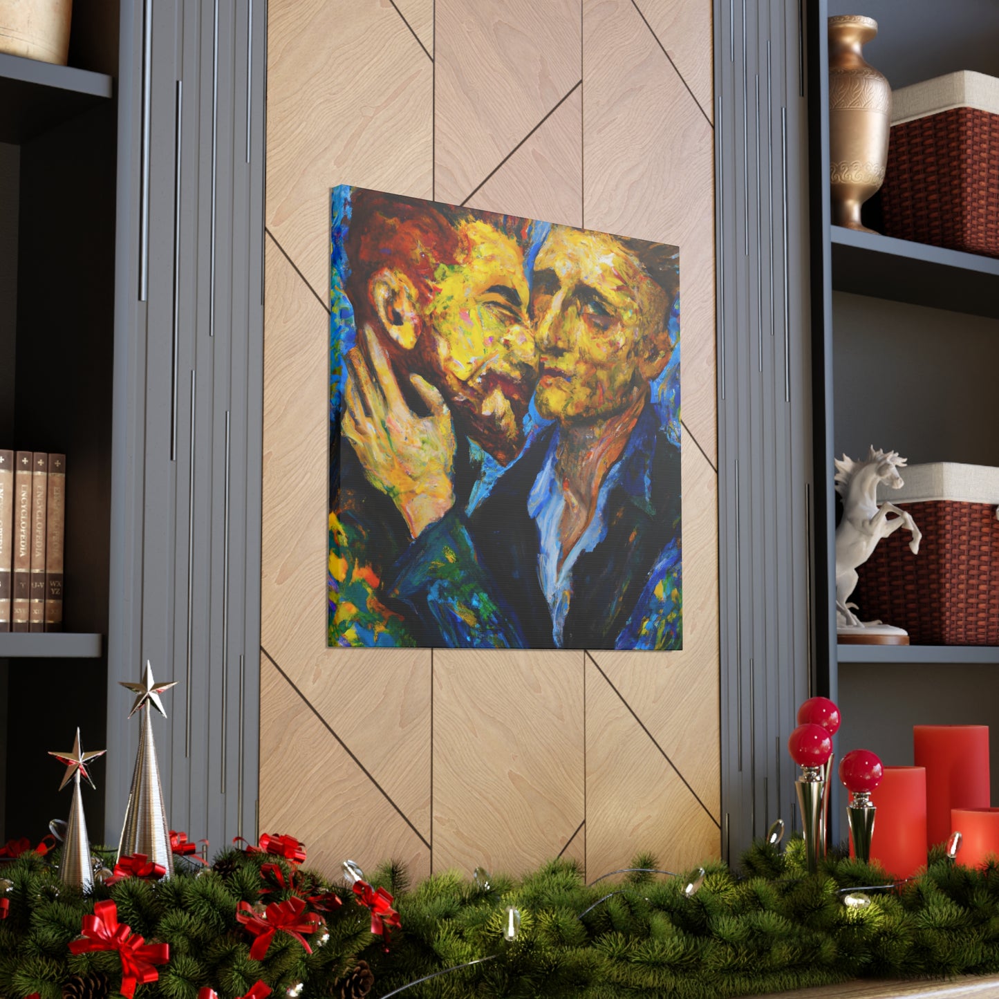 LuminNoble - Gay Couple Wall Art