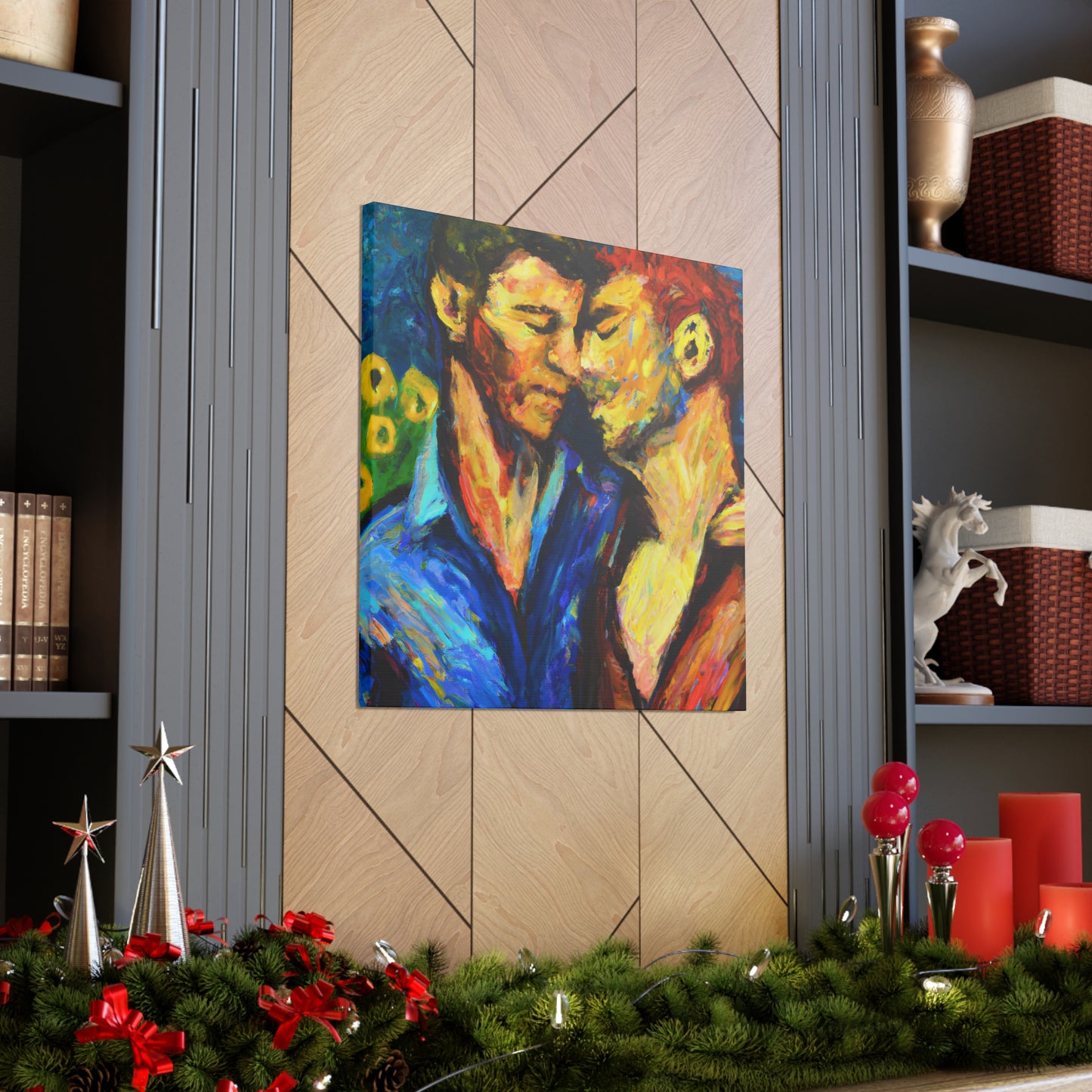 Verlaine - Gay Couple Wall Art