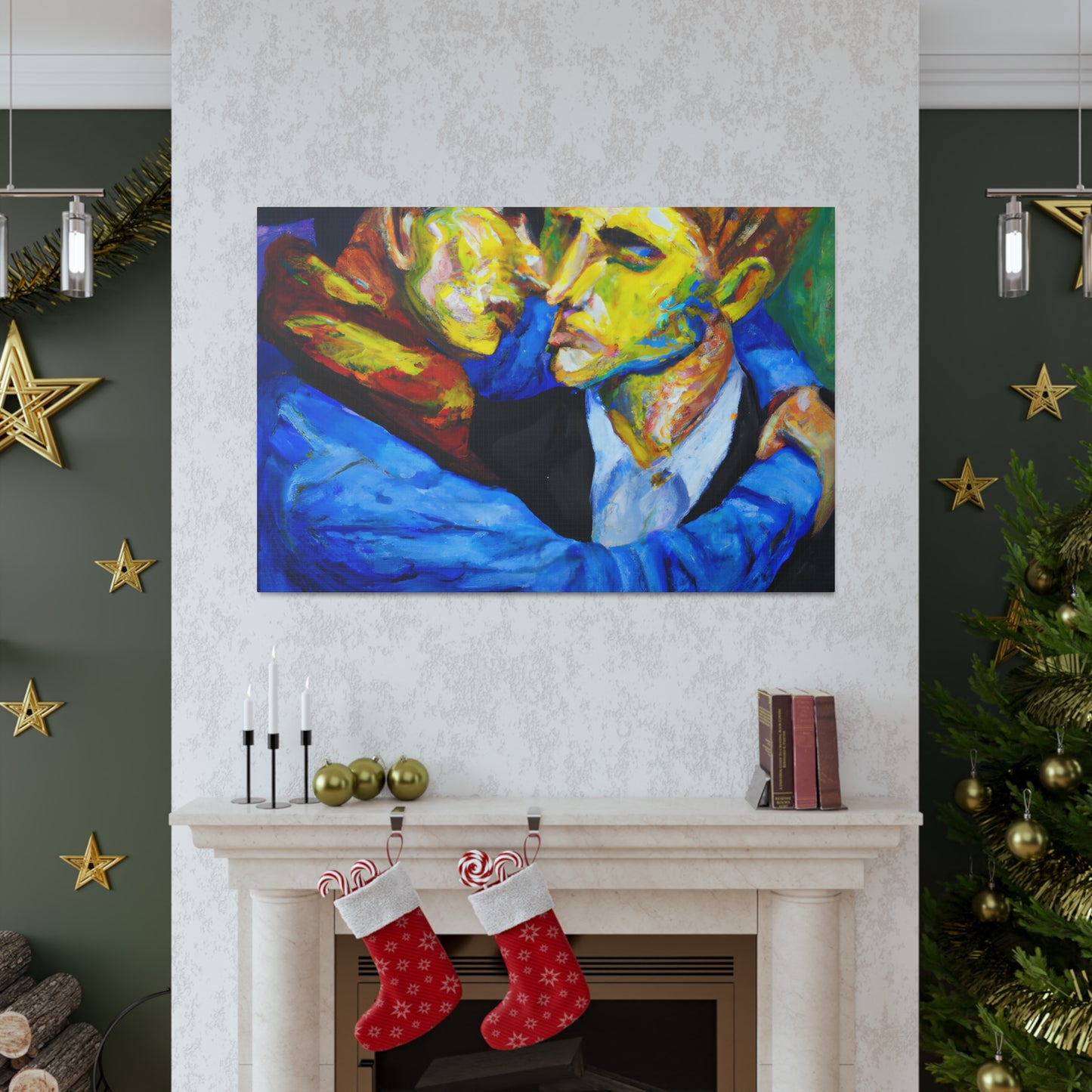 Pabloira - Gay Couple Wall Art