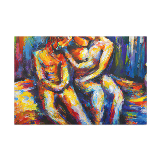 Nikos - Gay Love Canvas Art