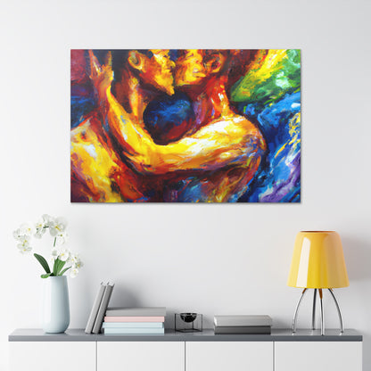 Trace - Gay Love Canvas Art