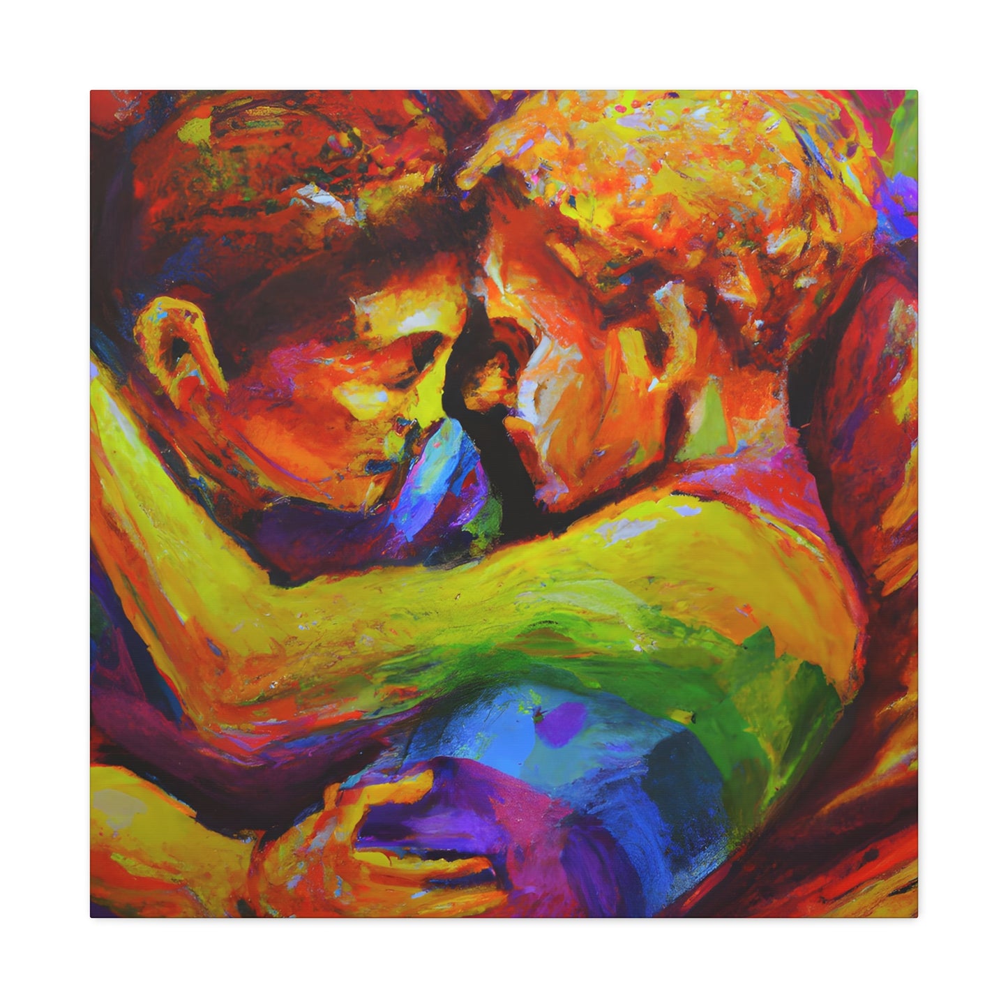 Wolfe - Gay Love Canvas Art