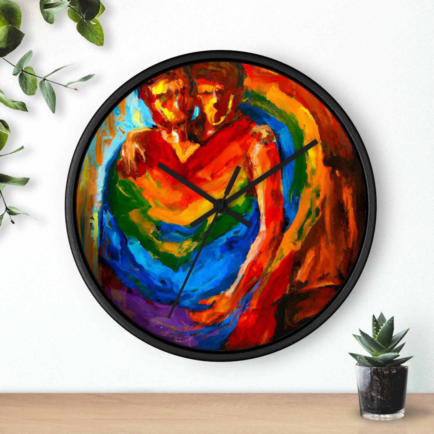 Alexis - Gay Love Wall Clock