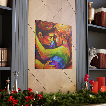 Wolfe - Gay Love Canvas Art