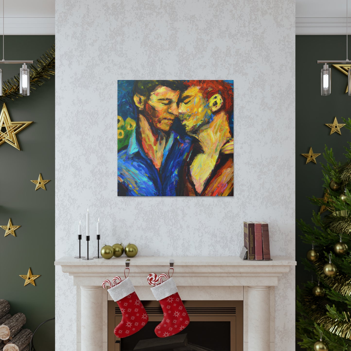 Verlaine - Gay Couple Wall Art