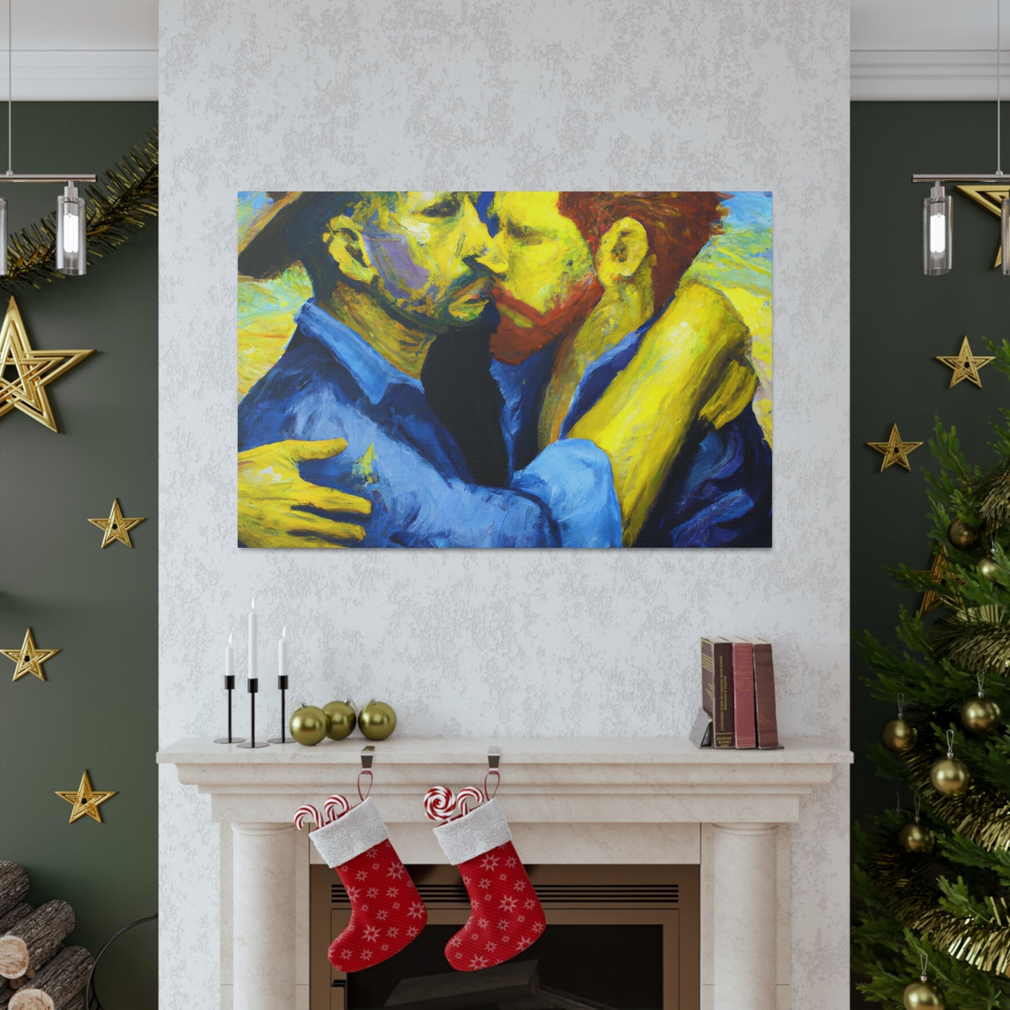 PomonaEnchantress - Gay Couple Wall Art