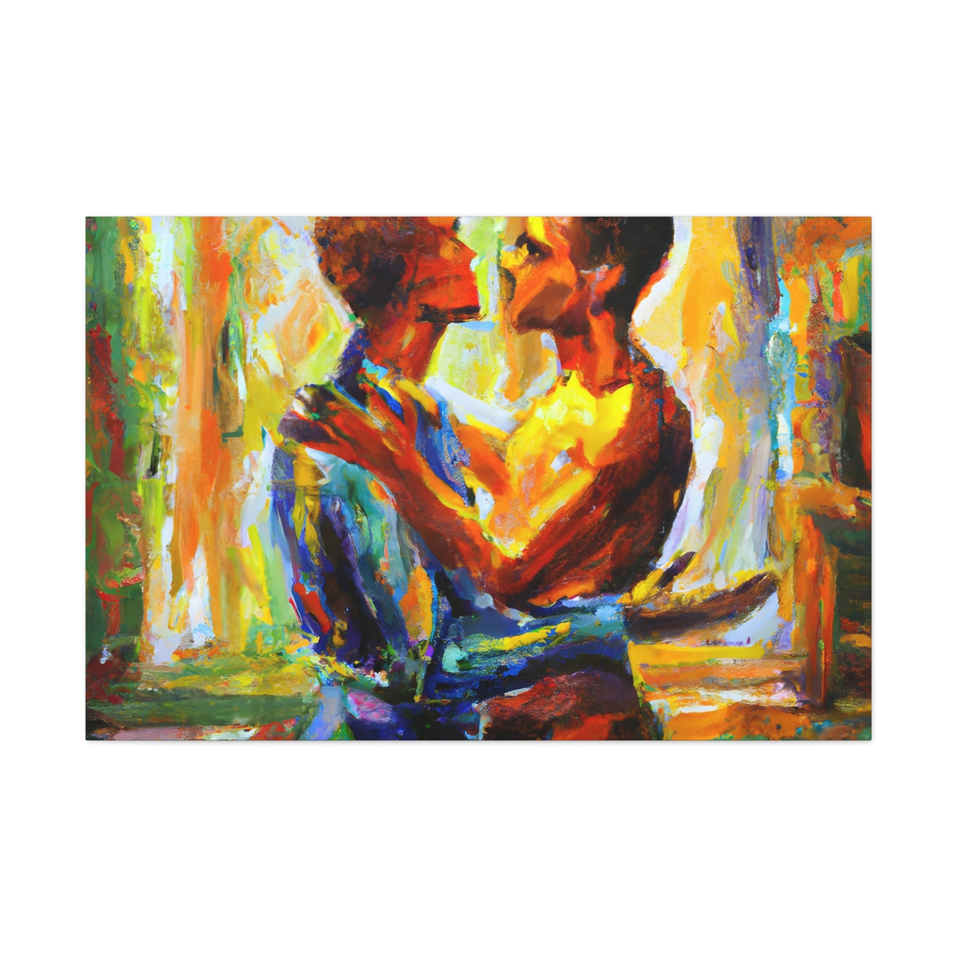 Ace - Gay Love Canvas Art – Hustler - Lift, Love, Play