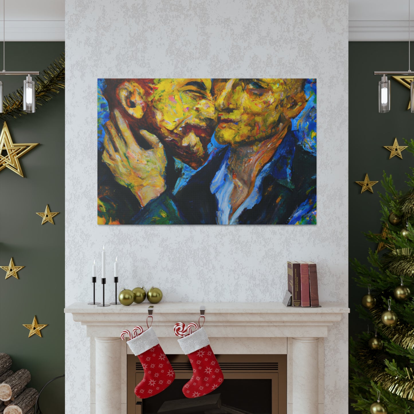 LuminNoble - Gay Couple Wall Art