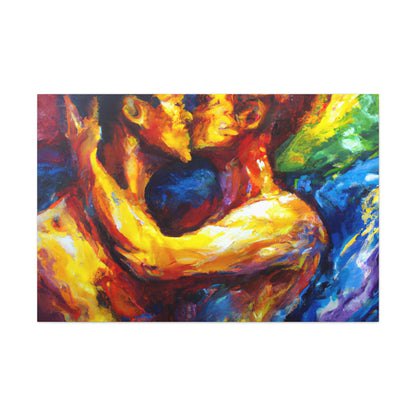 Trace - Gay Love Canvas Art