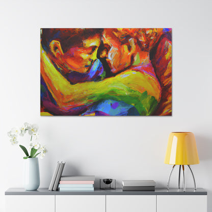 Wolfe - Gay Love Canvas Art