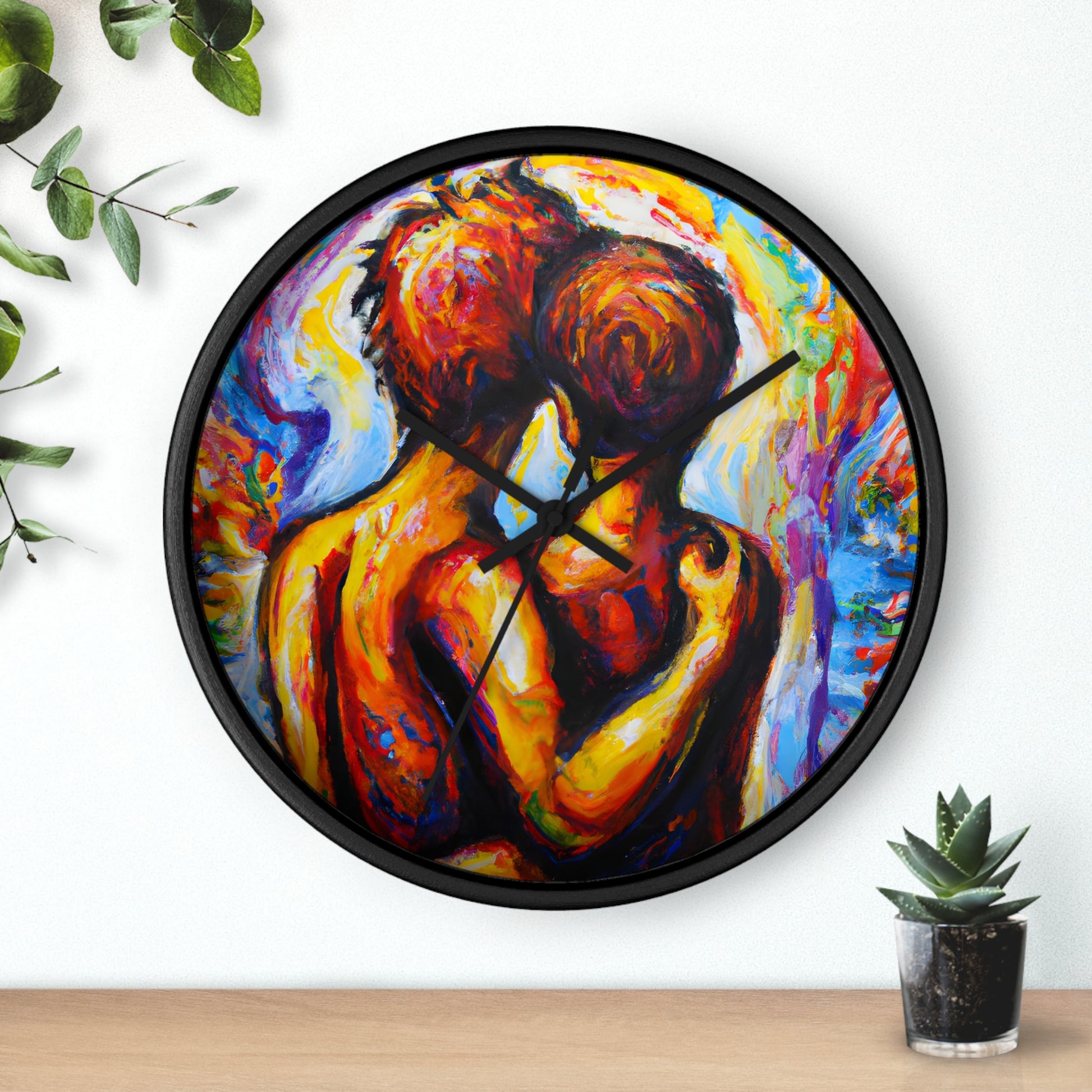 Romeo - Gay Love Wall Clock – Hustler - Lift, Love, Play