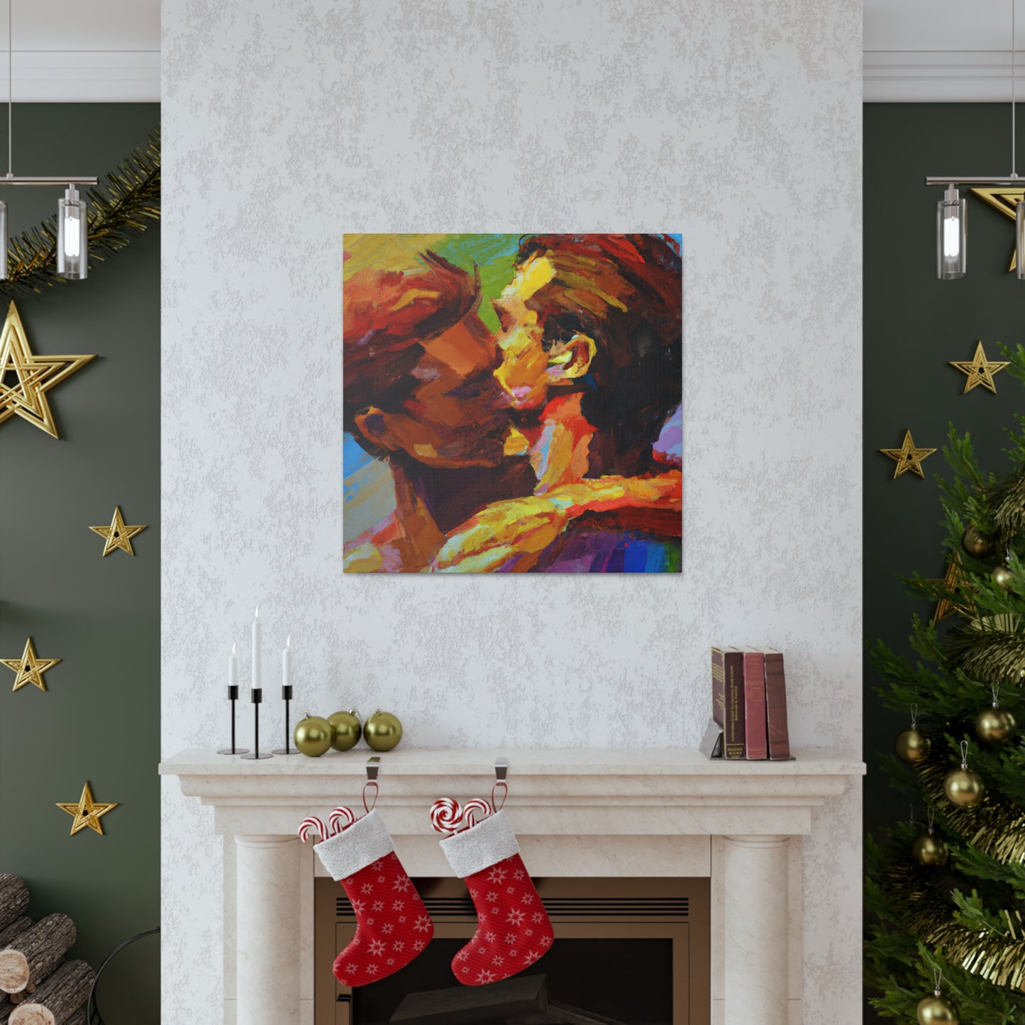 Elysius - Gay Couple Wall Art