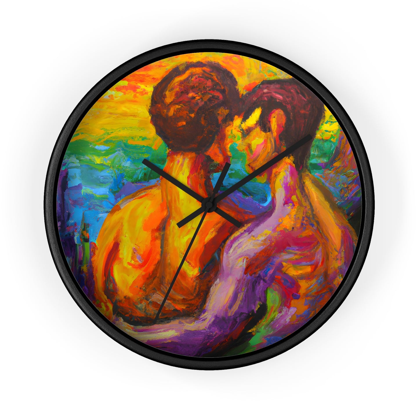 TroyMaverick - Gay Love Wall Clock – Hustler - Lift, Love, Play