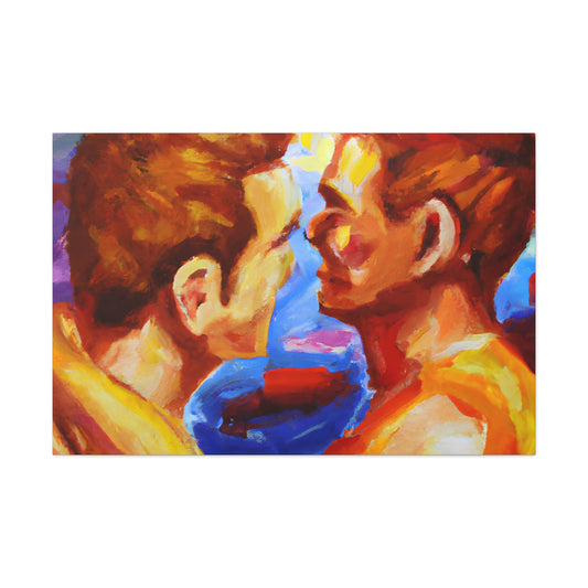 Blake. - Gay Love Canvas Art