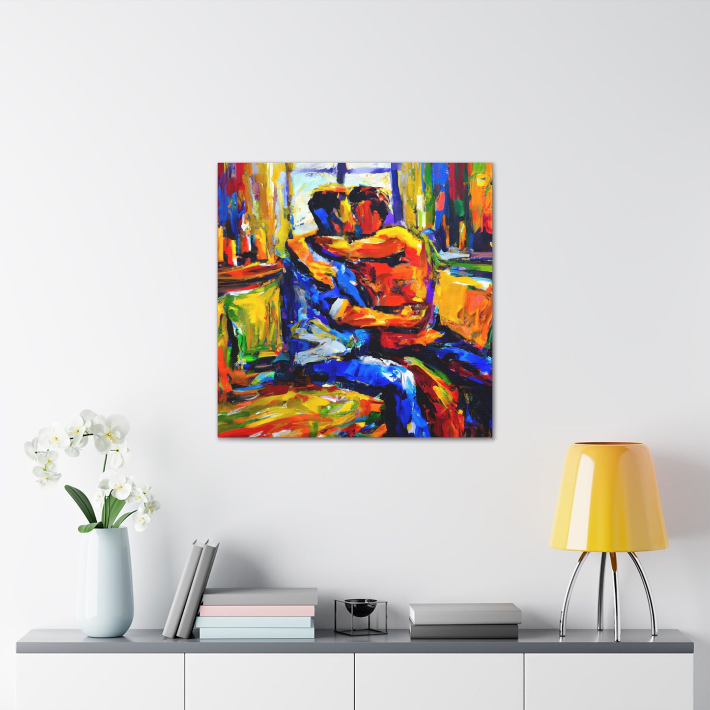 Troy - Gay Love Canvas Art