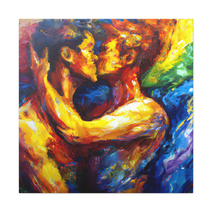 Trace - Gay Love Canvas Art