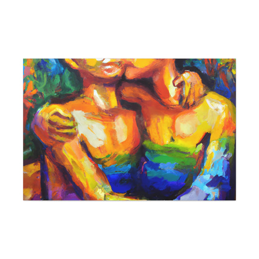 TreyVon - Gay Love Canvas Art