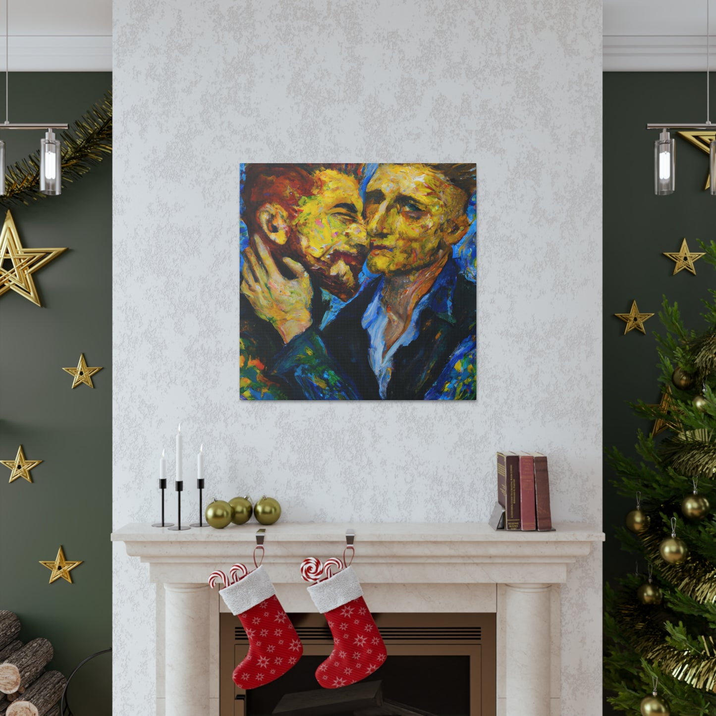 LuminNoble - Gay Couple Wall Art