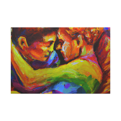 Wolfe - Gay Love Canvas Art